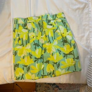 J Crew Floral Print skirt